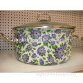 enamel paint for cookware with glass lid and SShandle&knob